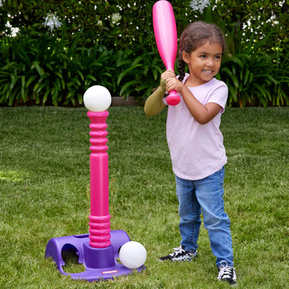 TotSports T-Ball set Pink/Purple | Little Tikes | Exclusive Deal