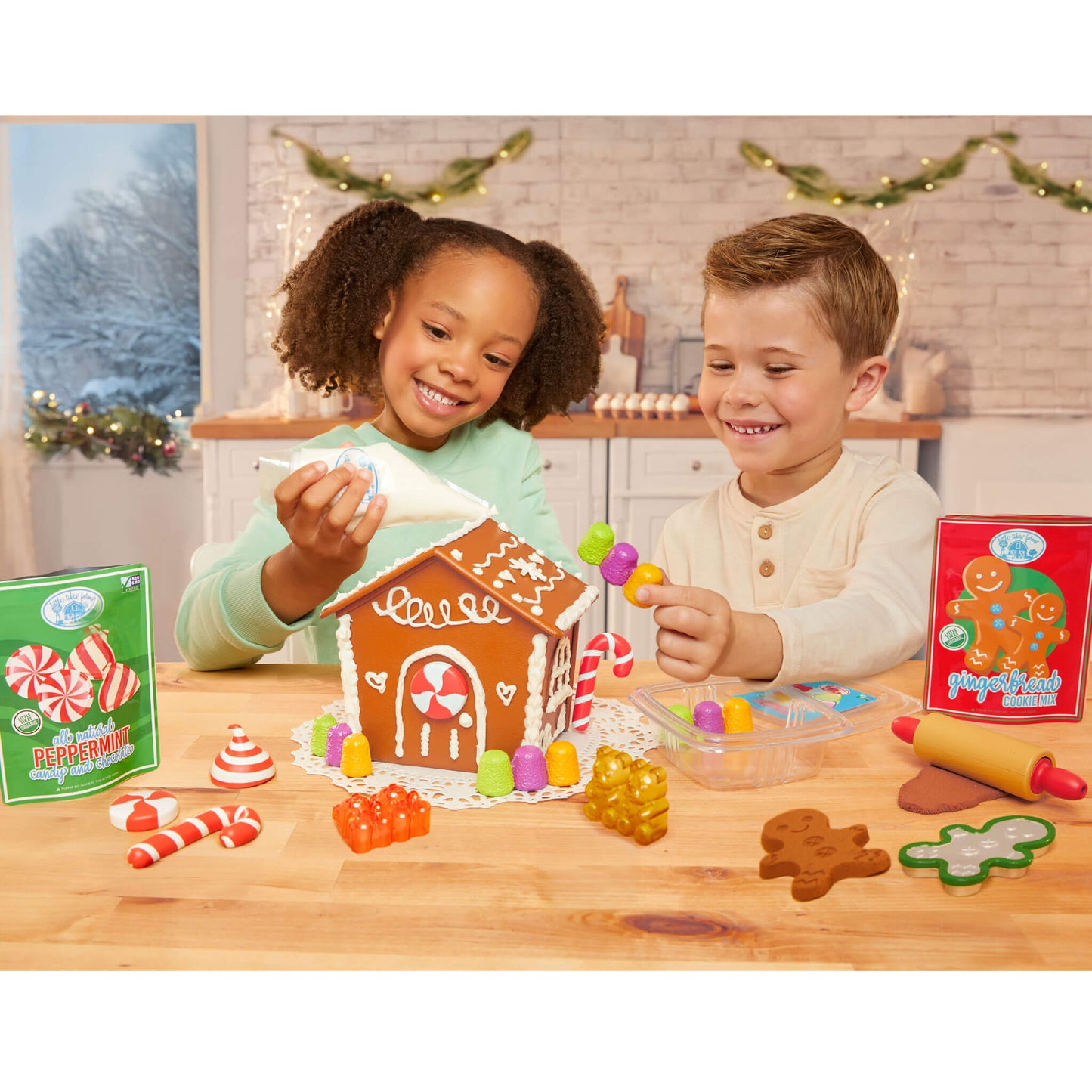 Creative Chefs™ Gingerbread House Kit - Little Tikes Play Food Set | On Sale