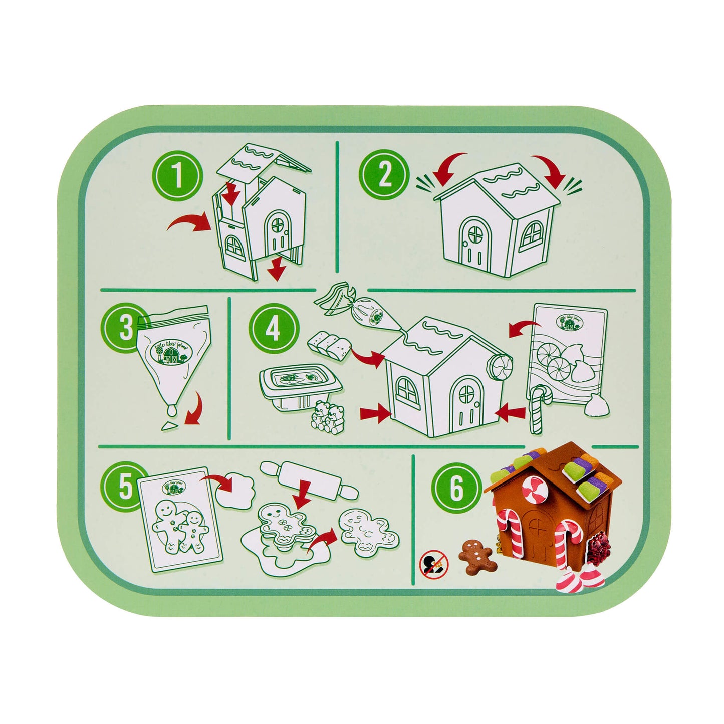 Creative Chefs™ Gingerbread House Kit - Little Tikes Play Food Set | On Sale