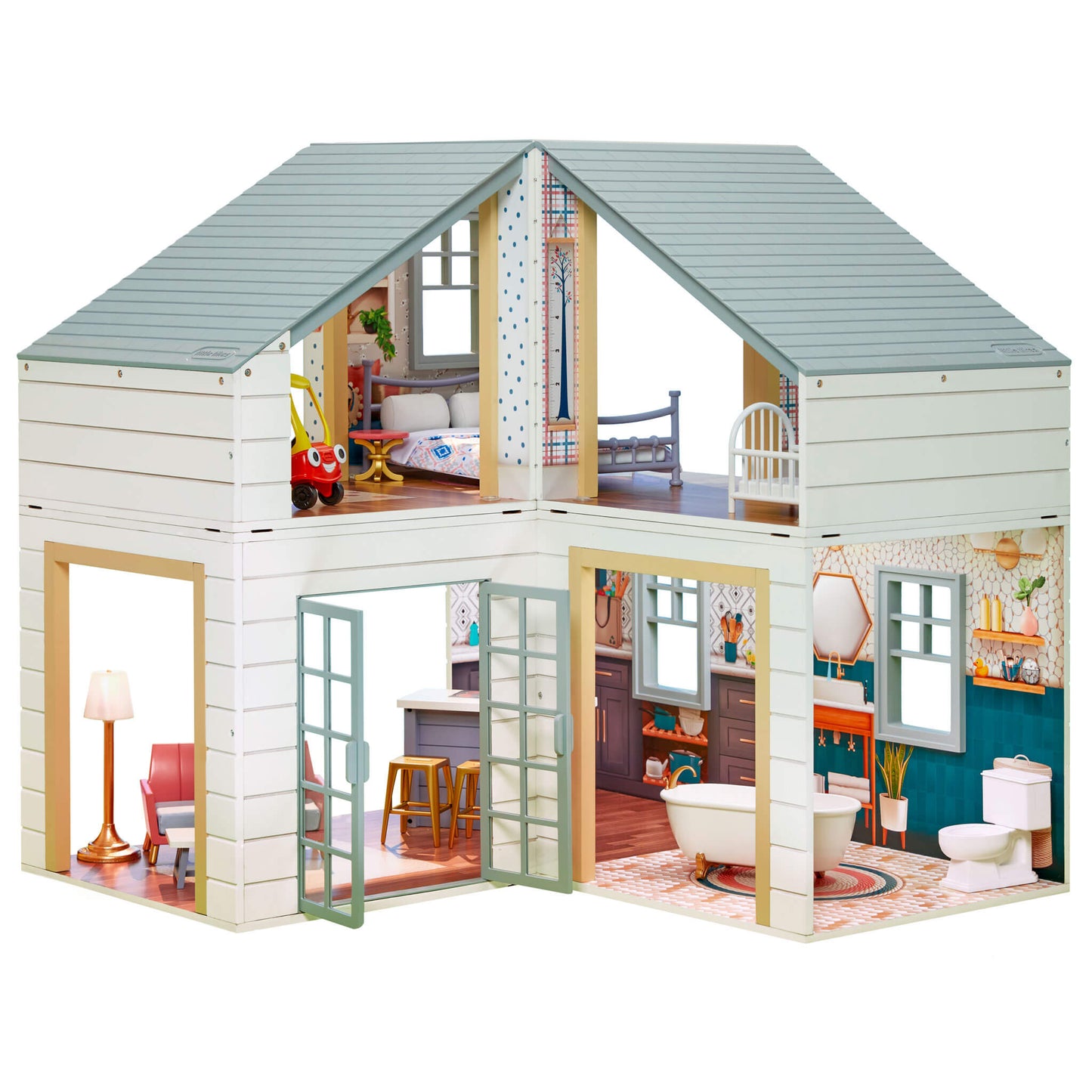 Little Tikes Stack 'n Style™ Wood Dollhouse | Little Tikes | Bargain