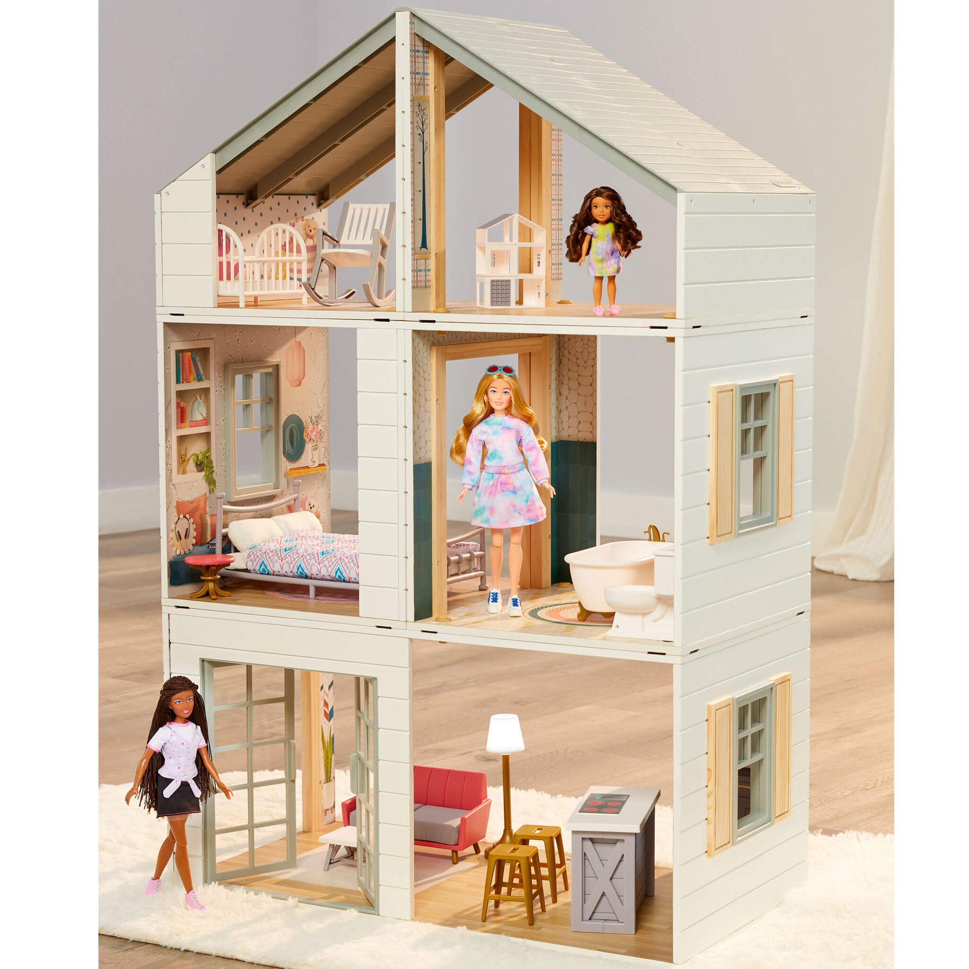 Little Tikes Stack 'n Style™ Wood Dollhouse | Little Tikes | Bargain
