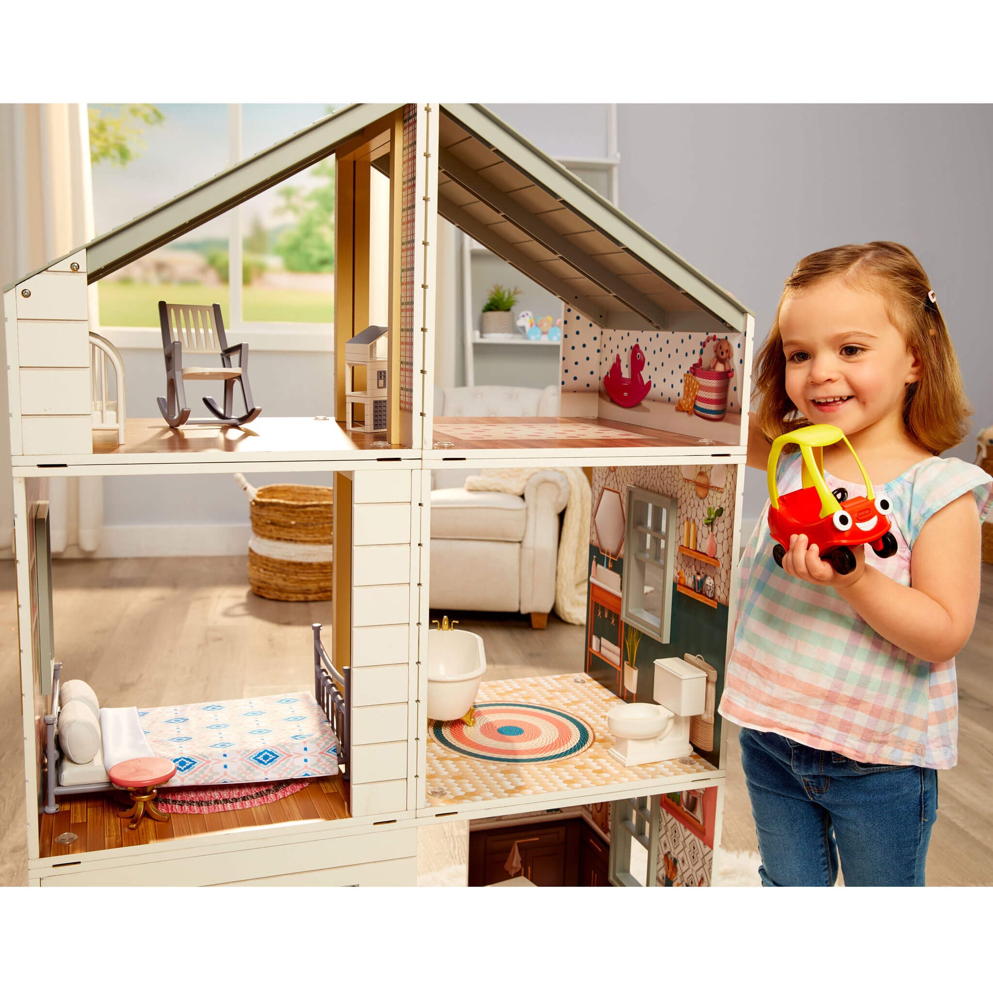 Little Tikes Stack 'n Style™ Wood Dollhouse | Little Tikes | Bargain