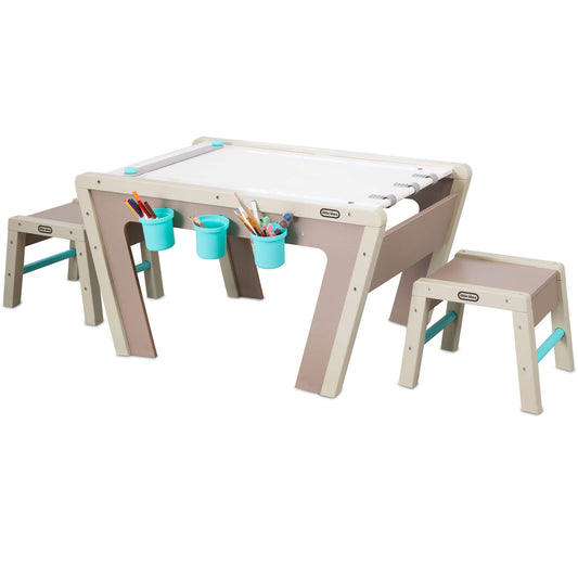 Little Tikes 2-in-1 Easel and Art Table – Kids' Wooden Art Station | On Sale