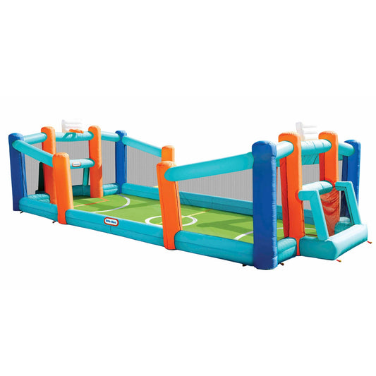 Little Tikes Huge Backyard Soccer & Basketball Court | Savings