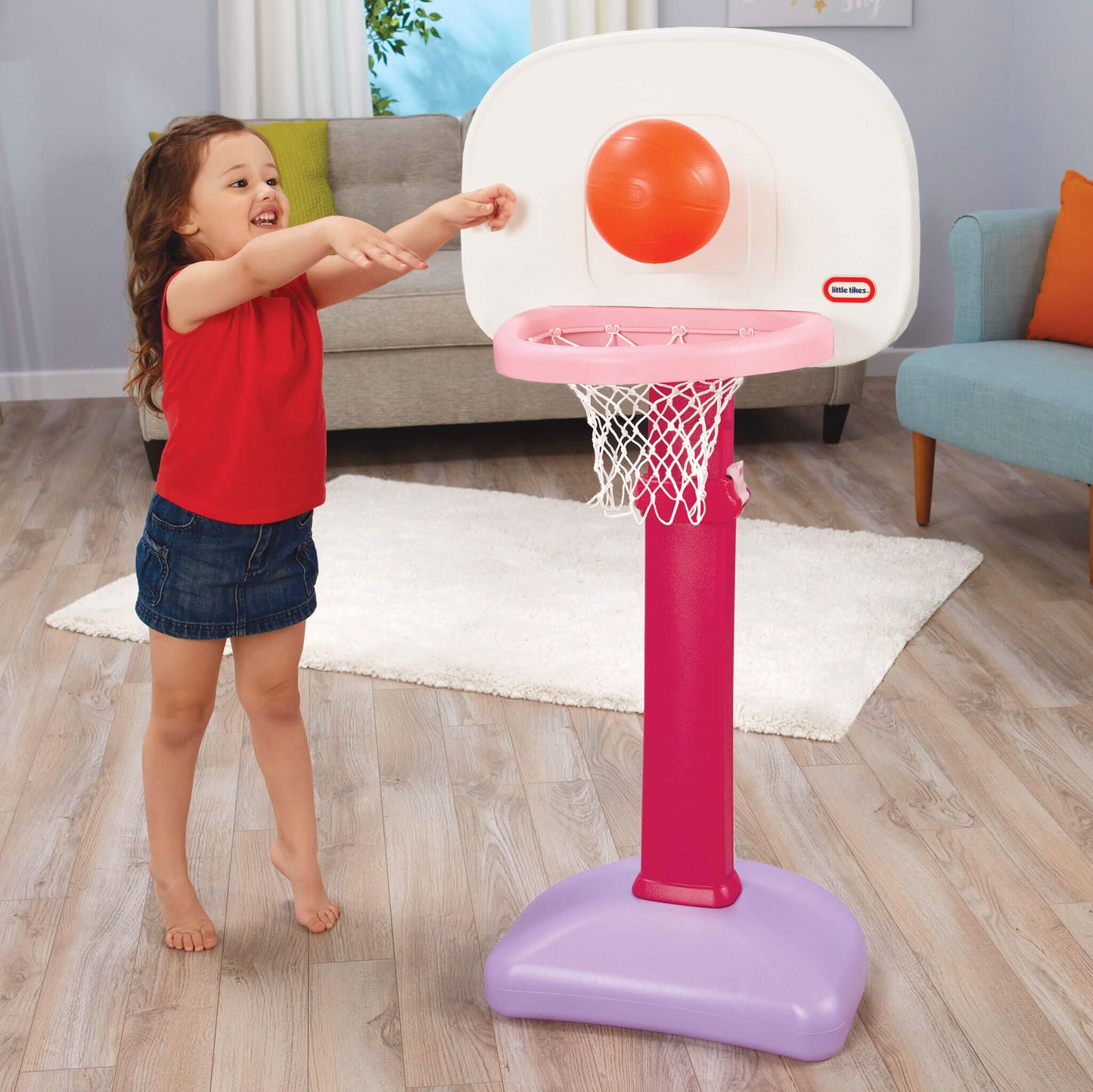 Little Tikes TotSports Easy Score Basketball Set- Pink | Great Value