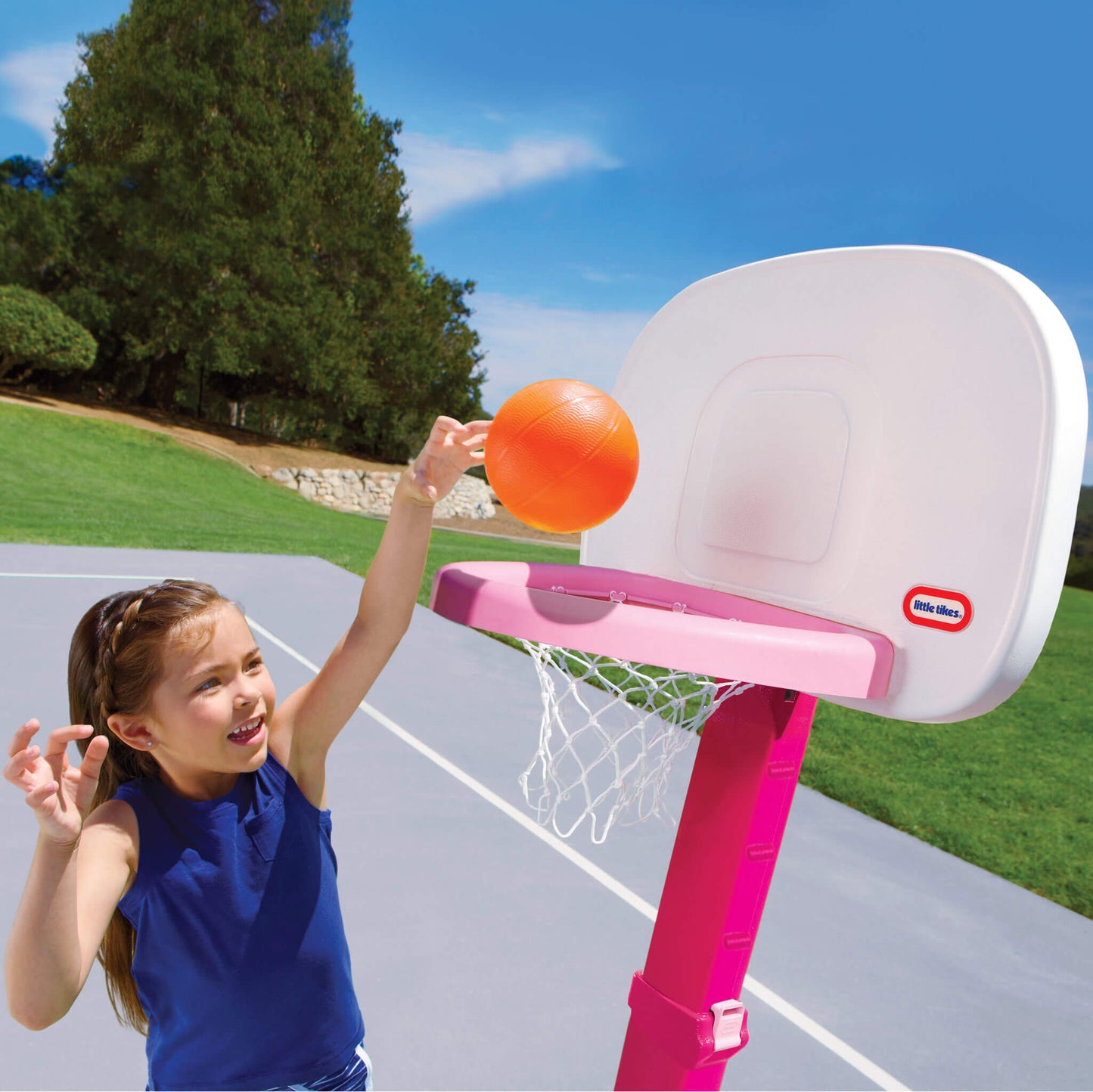Little Tikes TotSports Easy Score Basketball Set- Pink | Great Value