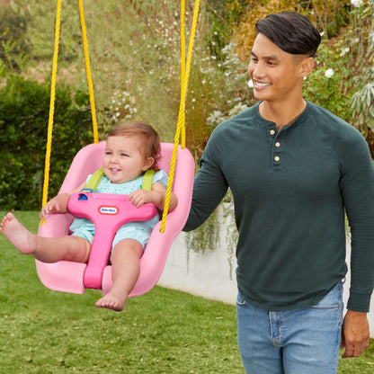 Little Tikes 2-in-1 Snug 'n Secure Swing - Pink | Value Deal