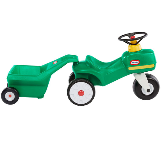Little Tikes Tractor & Cart – Foot-to-Floor Toddler Ride-On | Exclusive Deal